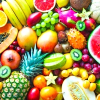 a variety of fruits and vegetables